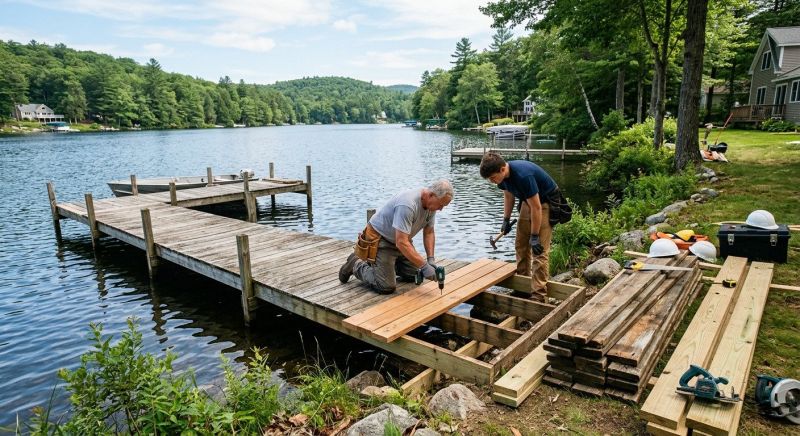Dock Wood Replacement in Alpharetta, GA