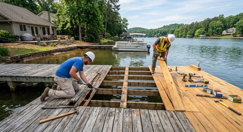 Dock Wood Replacement in Olathe, KS