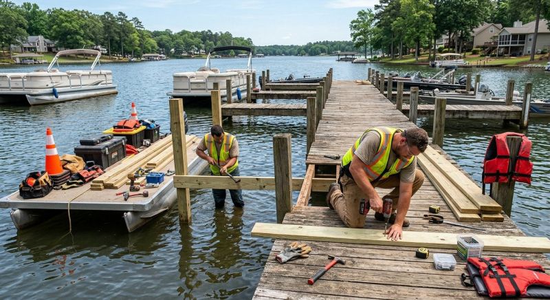 Water Dock Repair in Overland Park, KS