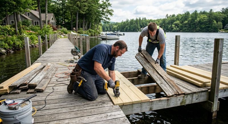 Dock Wood Replacement in Roswell, GA