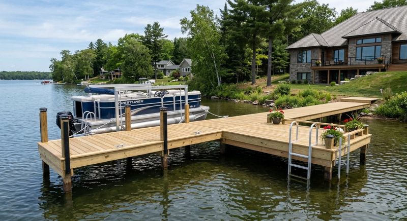 Pond Dock Installation in Littleton, CO