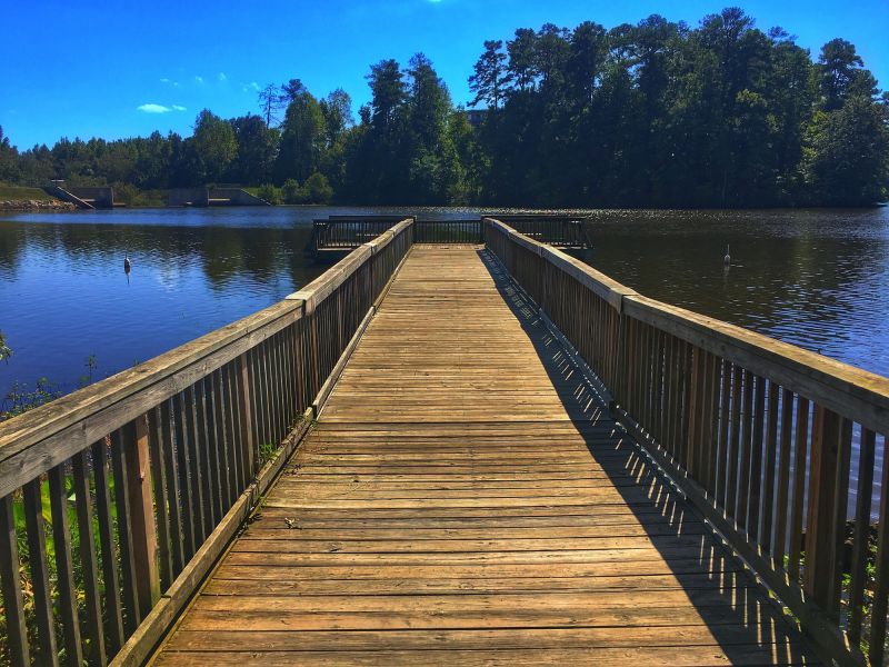 Wood Dock Installation