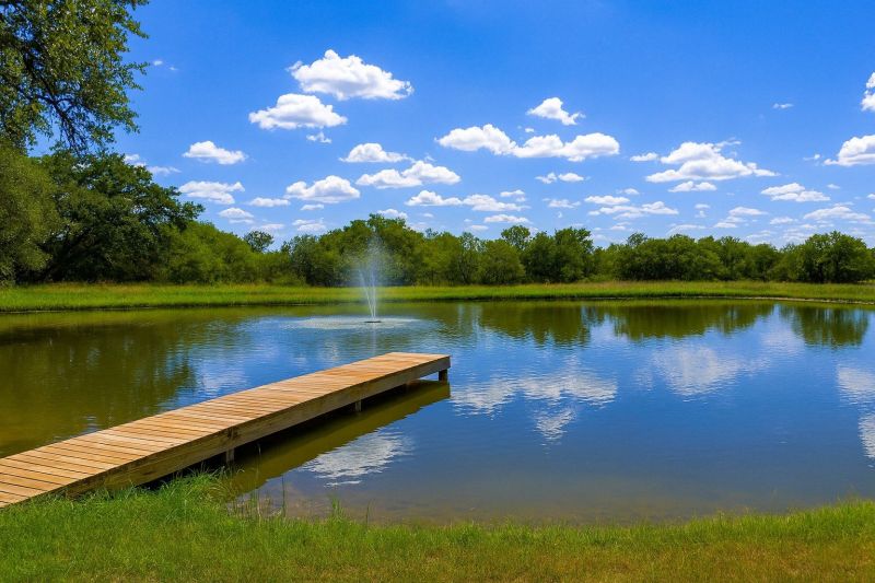 Wood Dock Installation in Spring