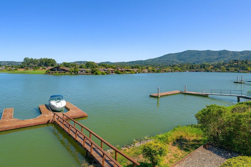 Waterfront Dock Scene